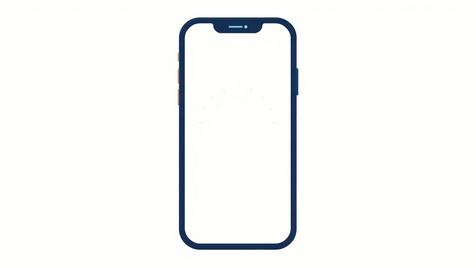 Illustration of a smartphone showing a fast-loading website with a speedometer overlay